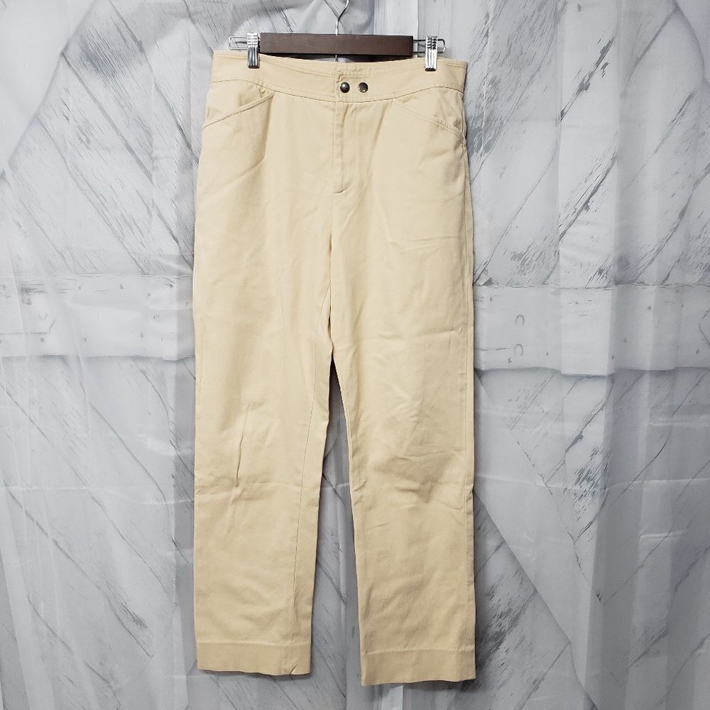 Lauren Ralph Lauren Tan Straight Leg Preppy Classic Chinos Size 8P - Picture 10 of 10